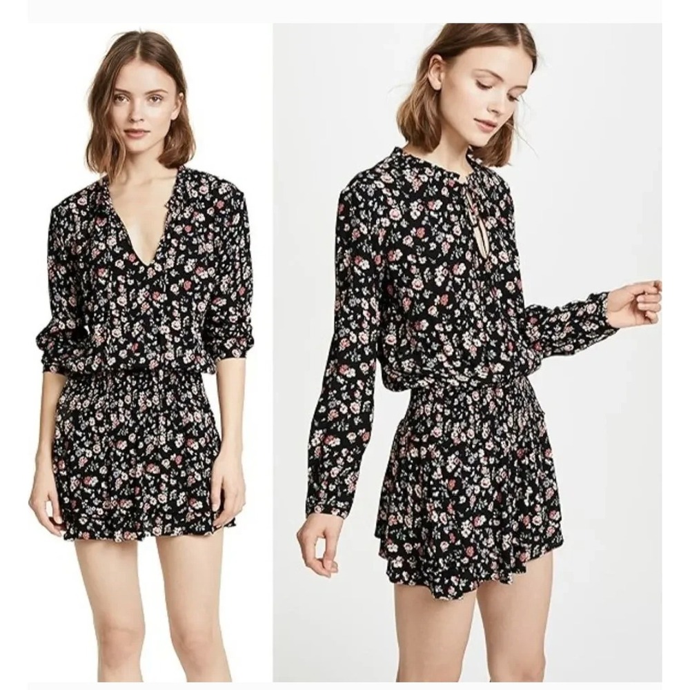 Rails Dress Women‎ S Romee Pink Rose Mini Blouson Ditsy Floral Cottagecore